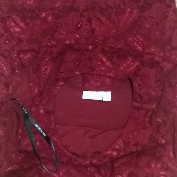 Bisou 🍷 lace stretch sleeveless dress sz 8 *2 - Picture 6 of 7